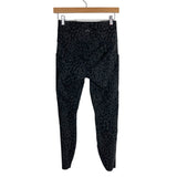 Varley Black/Grey Animal Print Side Pocket Leggings- Size S (Inseam 24”)