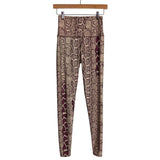 Onzie Brown/Beige Snakeskin Leggings- Size S/M (Inseam 29”)