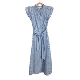 Free Assembly Blue and White Striped Belted Dress NWT- Size XS (sold out online)