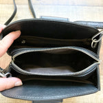 Matt & Nat Black Round Crossbody with Detachable Strap (LIKE NEW CONDITION)