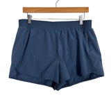 Calia Navy Elastic Waist Running Shorts- Size L