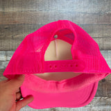 Otto Hot Pink Mesh Adjustable Hat- Youth Size