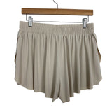 No Brand Beige Running Shorts- Size M (see notes)