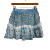 Love Shack Fancy Seafoam Pearl Felice Mini Skirt - Size P/S (Sold Out Online!)