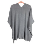 Cherish Gray Poncho Style Sweater- Size M