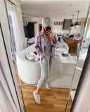 Lovers + Friends Lavender Plaid Flannel Emmy Shacket- Size S (sold out online)
