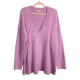 Show Me Your Mumu Pink Fuzzy Cozy Forever Sweater- Size XL (sold out online)