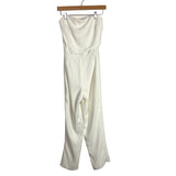 Ali & Jay Off White Strapless Jumpsuit- Size S (see notes)