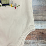 Mudpie White Golf Bag Onesie- Size 6-9M (see notes)