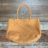 Madewell Brown Woven Cow Leather Bag