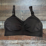 Hofish Black Padded Nursing Bra- Size L