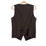 Abercrombie & Fitch Brown Pinstripe Vest NWT - Size L