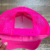 Otto Hot Pink with White Flower Trucker Hat
