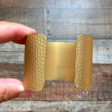 No Brand Gold Hammered Cuff Bracelet