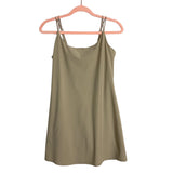 Abercrombie & Fitch Tan Dress with Biker Shorts - Size M Petite