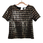 Lili Sidonio Black and Gold Sequin Top NWT- Size XS (see notes, we have matching shorts, sold out online)