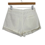 Mustard Seed Off White Distressed Jean Shorts- Size S
