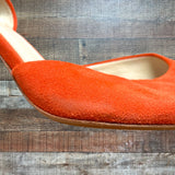 Marc Fisher Orange Suede Stilettos- Size 8.5 (see notes)