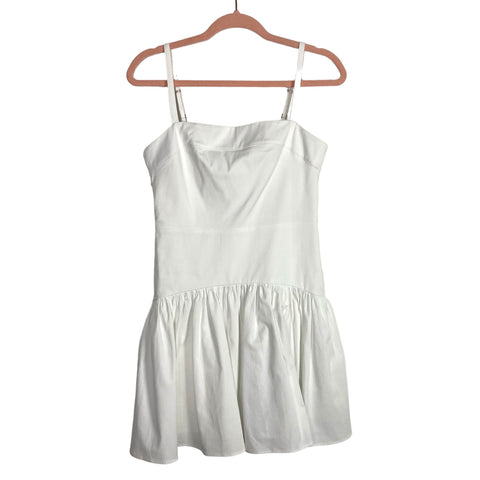 Abercrombie & Fitch White Ruffle Skirt Dress NWT- Size S