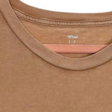 Aerie Tan Slightly Distressed Tee- Size S