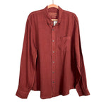 Abercrombie & Fitch Rust Linen Button Up Top NWT- Size XL