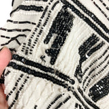 ASOS Black and White Beaded Dress- Size 16 (see notes)