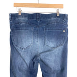 Democracy Dark Wash Distressed Jeans- Size 12 (Inseam 28")