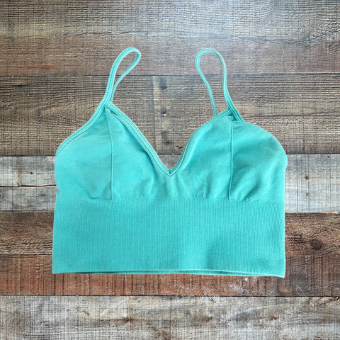 Alo Turquoise Sports Bra- Size S