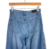 Scoop Medium Wash Wide Leg Jeans- Size 0 (Inseam 29”)