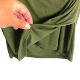 BTFBM Olive with Side Ruching Tank Dress NWT- Size S