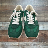 Time & Tru Green Sneakers- Size 9 (see notes)