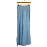 Petal + Pup Light Blue Halter Top and Wide Leg Pants Set NWT- Size 2 (Inseam 31”, sold as a set)