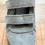 Puma Gray Suede Velcro Sneakers-Size 12C (see notes)