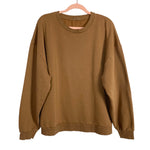 Nuuds Brown Sarah Sweatshirt-Size L (we have matching sweatpants)