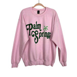 Sweet Claire Pink Palm Springs Sweatshirt- Size S/M (see notes)