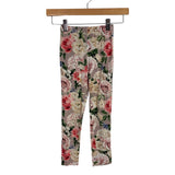 Posh Peanut Pink/Cream Floral Print Two Piece Pajamas- Size 6T (sold as a set, we have matching toddler pj set)