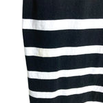 Time and Tru Black/White Striped with Side Slits T-Shirt Midi Dress- Size S (see notes, sold out online)