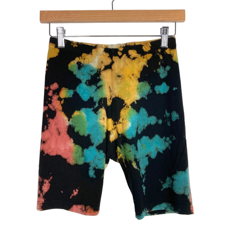 Cotton Citizen Black/Multi-Color Tie Dye Biker Shorts- Size ~S (no size tag, fits like a small)