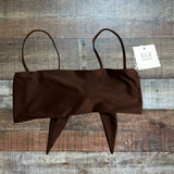 ELE SWIMS Brown Knotted Bikini Top NWT- Size S (we have matching bottoms)
