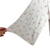 Staykation White Floral Ribbed Robe NWT- Size L/XL (we have matching sleepshirt)