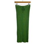 No Brand Green Ribbed Sweater Skirt Set- Size S