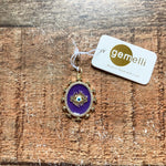 Gemelli Purple Eye Charm (New)