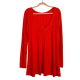 Free People Beach Orange/Red Low Back Dress- Size M/L