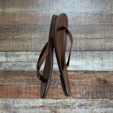 Fashion Chocolate Flip Flops- Size 39