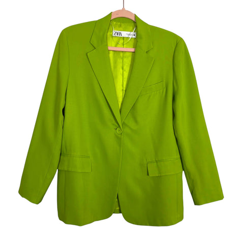 ZARA Lime Green Blazer - Size S