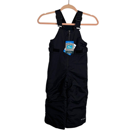 Columbia Black Snowslope II Bib NWT - Size 4T