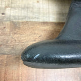 Steve Madden Black Leather Slouch Boots- Size 9 (see notes)