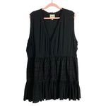 Playa Lucila Black Eyelet Mini Dress- Size XXL (no lining)
