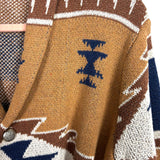 Banana Republic Multicolor Belted Cardigan Sweater - Size S (See Notes)