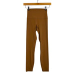 Lululemon Butterscotch High Waisted Leggings - Size 2 (Inseam 25")